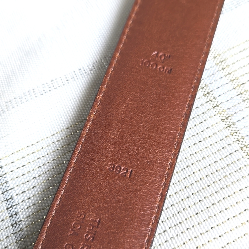Coach 3921 Black Leather Belt - Picture 9 of 9